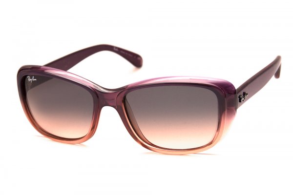   Ray-Ban Highstreet RB4174-861-N1 Violet Faded Salmon/Grey Faded Pink