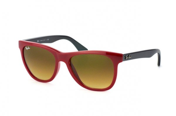  Ray-Ban Highstreet RB4184-6044-85 Red / Grey | Brown Gradient