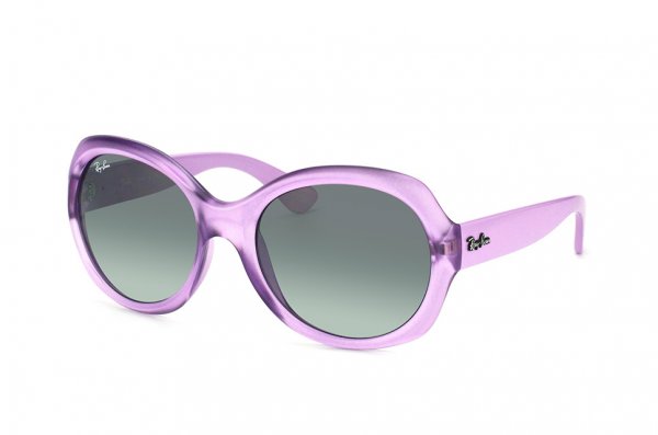   Ray-Ban Highstreet RB4191-6105-11 Lilac Transparent / Pastel Violet | Faded Grey