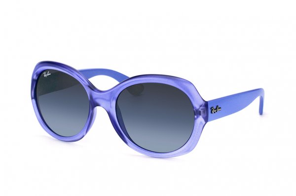   Ray-Ban Highstreet RB4191-6106-8G Violet Transparent / Lilac | Poly. Gradient Grey