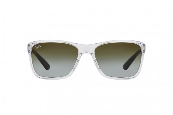   Ray-Ban Highstreet RB4331-6477-7Z Transparent White / Grey | Gradient Green