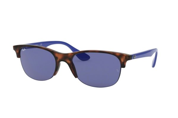   Ray-Ban Highstreet RB4419-6419-76 Spotted Grey / Blue | Deep Blue