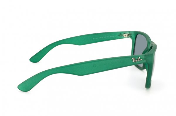   Ray-Ban Justin RB4165-897-87 Transparent Green Rubber | Grey