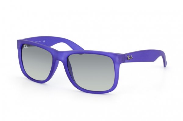   Ray-Ban Justin RB4165-899-11 Violet Transparent | Faded Grey