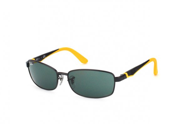   Ray-Ban Kids and Junior RB9533S-220-71 Black / Yellow |  Green