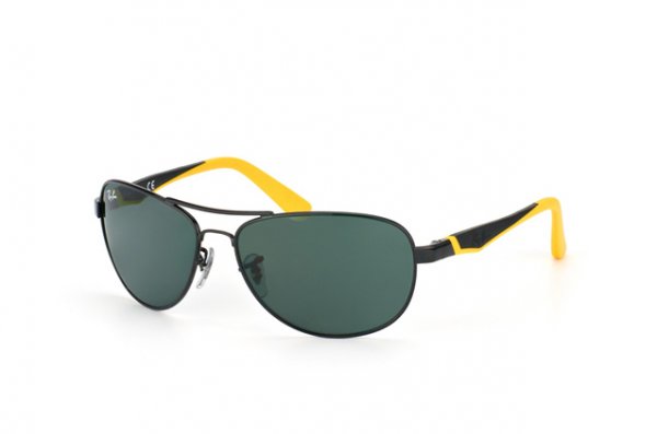   Ray-Ban Kids and Junior RB9534S-220-71 Black | Yellow | Green