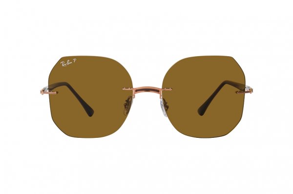   Ray-Ban LightRay RB8067-155-83 Dark Brown | Natural Brown Polarized