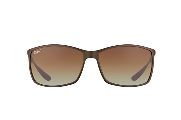   Ray-Ban Liteforce RB4179-6124-T5 Matte Brown| Poly. Brown Polarized