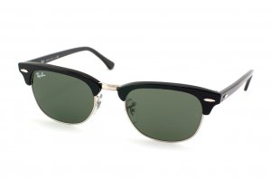 Очки Ray-Ban New Clubmaster RB2156-901 Black/Natural Green (G-15XLT)