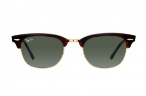 Очки Ray-Ban New Clubmaster RB2156-990 Arista/Red tortoise | Natural Green (G-15XLT)