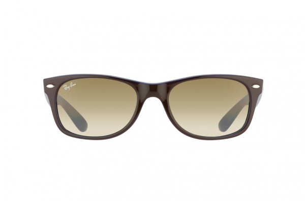   Ray-Ban New Wayfarer Color Mix RB2132-874-51 Dark Brown/Blue | Faded Brown
