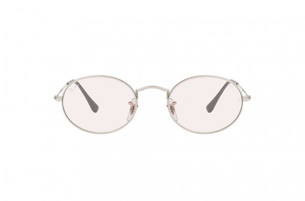   Ray-Ban Oval-Evolve RB3547-003-T5 Silver | Light Pink