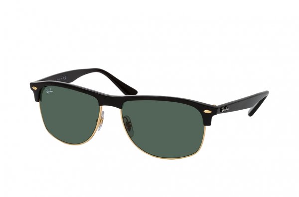 Очки Ray-Ban Oversized Clubmaster RB4342-601-71 Black | Natural Green