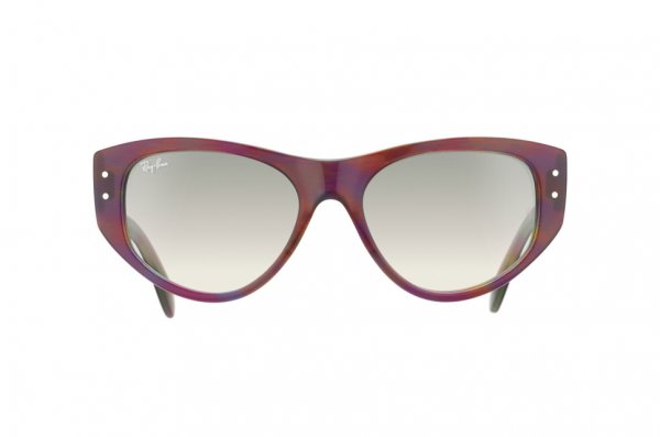   Ray-Ban Vagabond RB4152-1058-32 Striped Violet-Red-Green/Gradient Grey