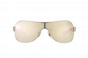 Очки Ray-Ban Youngster RB3471-019-5A Matte Silver/Red Rubber Temple | Arista Mirror