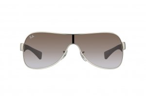 Очки Ray-Ban Youngster RB3471-019-68 Matte Silver/Dark Grey Rubber/APX Brown Faded Violet
