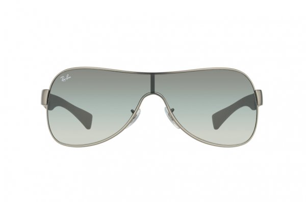   Ray-Ban Youngster RB3471-029-11 Matte Gunmetal/Black Rubber Temple | Faded Grey