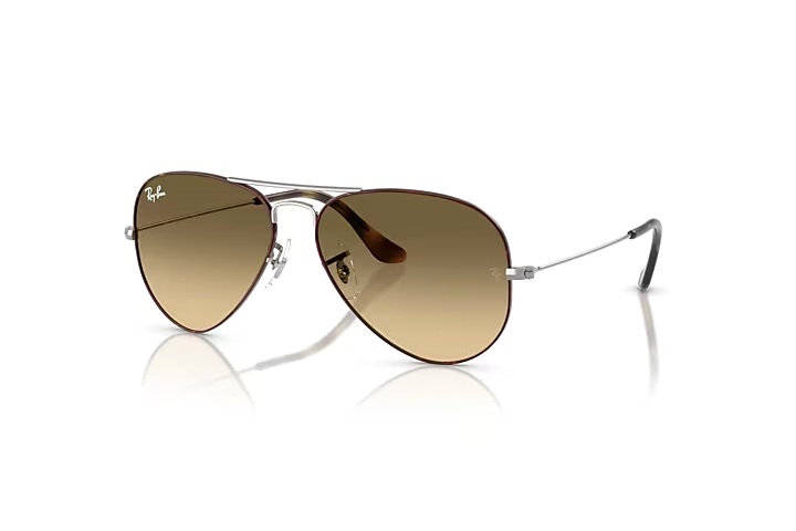 Ray-Ban レイバンRB3025 AVIATOR 004/51 ブラウン RB3025 9270/0A | Солнцезащитные очки Ray-Ban Aviator Large Metal