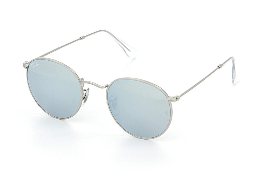 RB3447 019/30 Sunglasses Ray-Ban Round Metal Flash Lenses buy